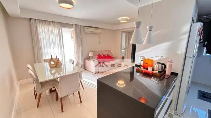 Apartamento mobiliado para locação no Condomínio Prime Acqua no Jd. São Vicente em Campina