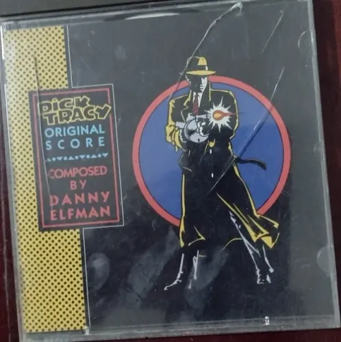 Cd de 1990 "Dick Tracy" Original Score By Danny Elfman - WARNER