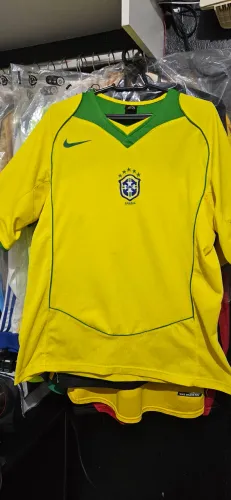 Camisa Retro seleção brasileira 2004