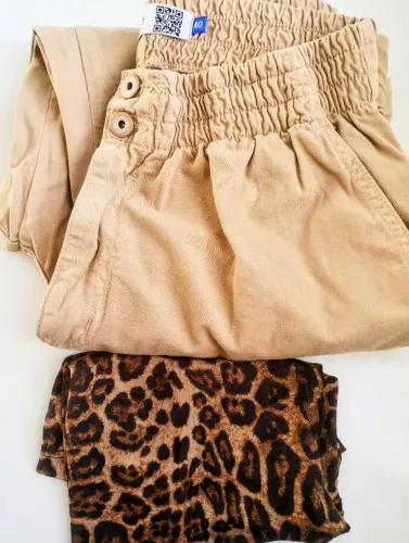 Calça cargo jogger sarja