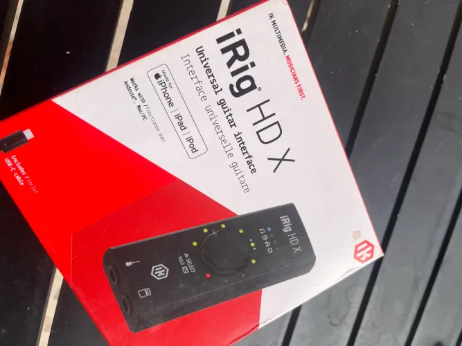 Interface De Áudio Ik Multimedia Irig Hd X P/guitarra Baixo