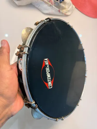 pandeiro contemporanea 10 polegadas preto