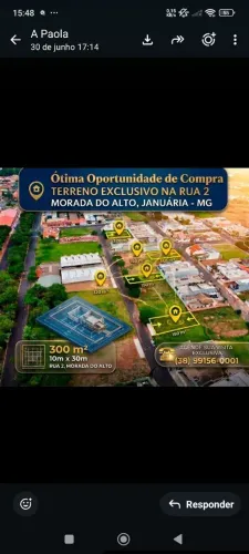 Vendo um terreno no Bairro Morada do Alto 