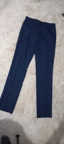 Calça social slim - Azul marinho - Tamanho 40