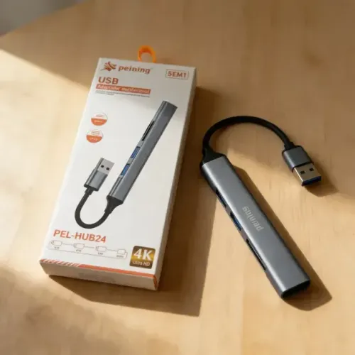 Adaptador HUB Tipo C 5 em 1 NOVO