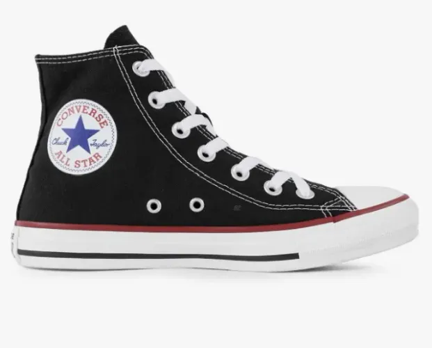 All star NOVO preto cano alto, tamanho 39