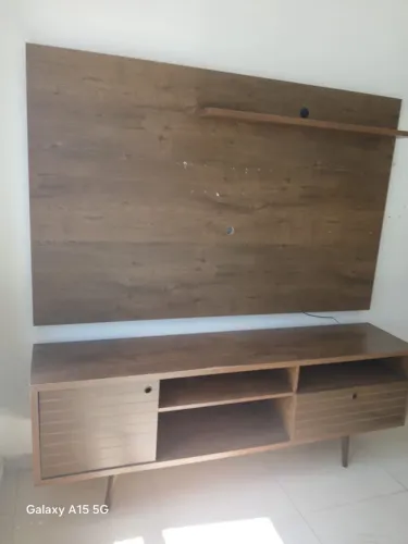 Kit rack de sala com painel para TV
