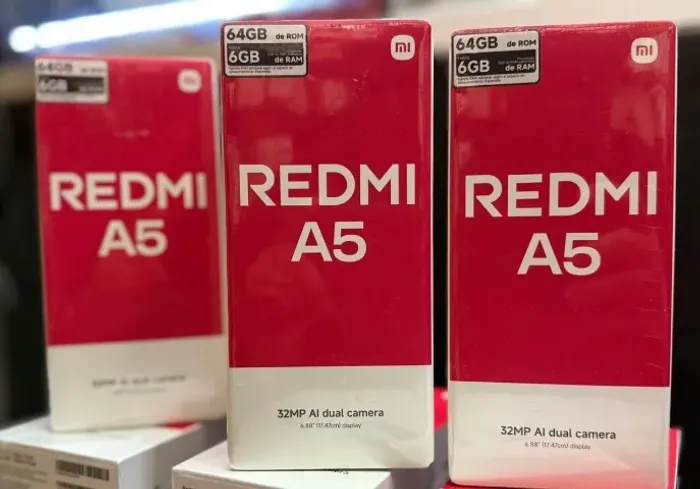 Redmi A5 64GB+3RAM4G Azul, Dourado e Preto R$ 785,00 A VISTA
