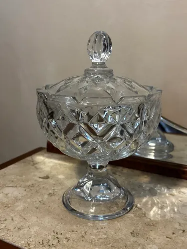 Compoteira demicristal florença
