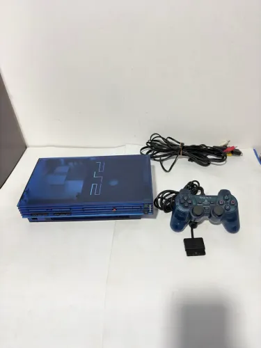 Console Playstation 2 fat ocean blue ps2