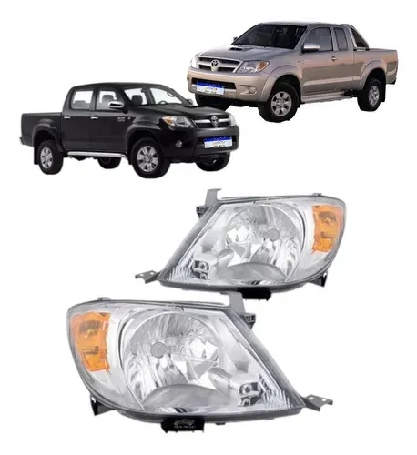 Par Farol Toyota Hilux 2006 2007 2008 2009 2010 2011 Ambar Ambos Lados