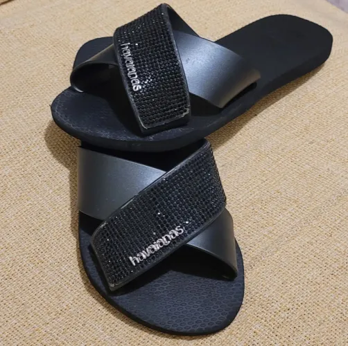 Rasteirinha Havaianas Aqua Glow 35/36