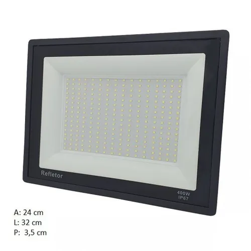 Refletor LED 400w Quadra, Estacionamento