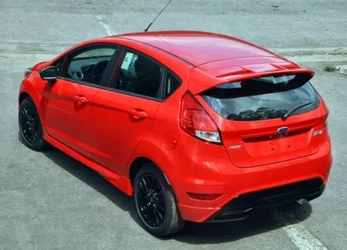 Pára-choque traseiro New Fiesta 2015