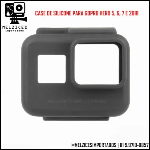 ( Oferta ) Case em Silicone Para GoPro Hero 5 6 7 Black e 2018