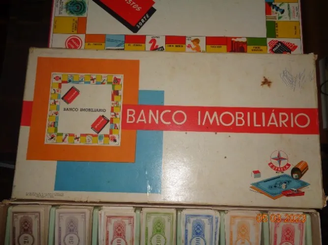 Antigo Jogo Banco Imobiliário número 581 da Estrela