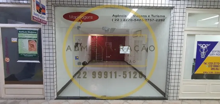 Loja com 55m2 no Centro de Macaé - Rua Teixeira de Gouveia