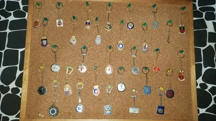 Coleção de chaveiros (76) unidades