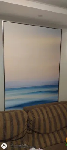 Quadro tela canvas emoldura filete novo 140x100