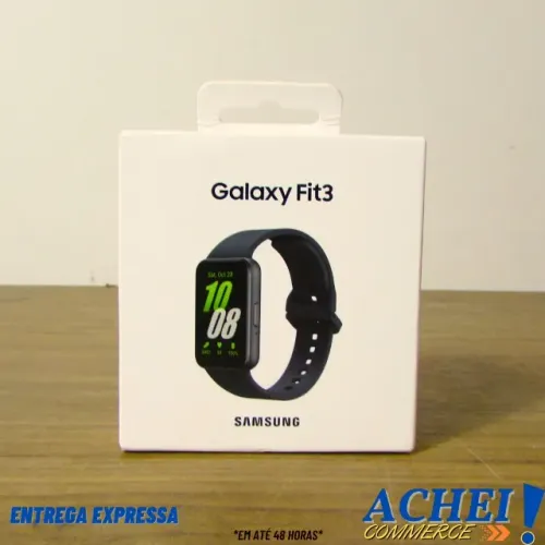 Relógio Smartband Samsung Galaxy Fit3 Grafite - Novo