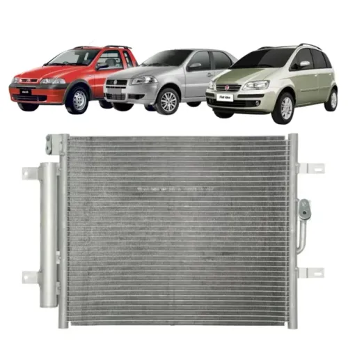 Condensador Fiat Palio Siena Strada Idea 1.8 2003 Em Diante