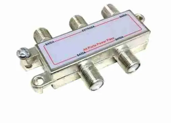 Divisor de antena coaxial com 2 e 4 saídas Novo