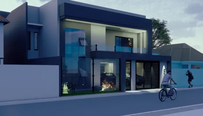 Sobrado no Bairro Mais Nobre de Paranaguá com Projeto Arquitetônico para Reforma Completa 