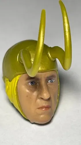 Marvel Legends Cabeça / Head - Loki altura 2 cm (ideal p/ custom) mcu - irmão do thor