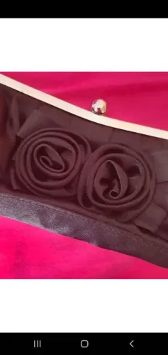 Bolsa clutch Preta