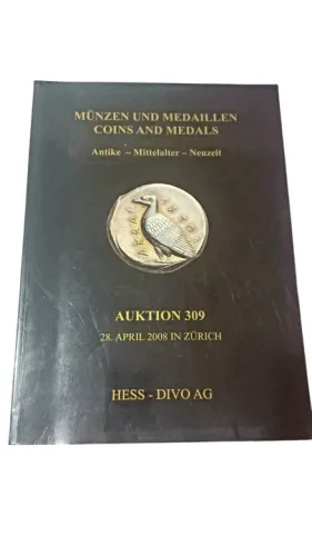 Catalogo alemão Moedas e Medalhas - Leilão 309