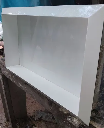 Nicho para Banheiro em porcelanato borda reta e borda diamante ? 60x30x10