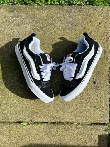 Tênis Vans Knu Skool Black White Ori