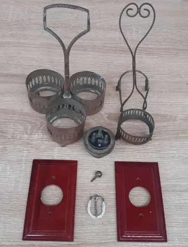 Kit de antiguidades 7 peças