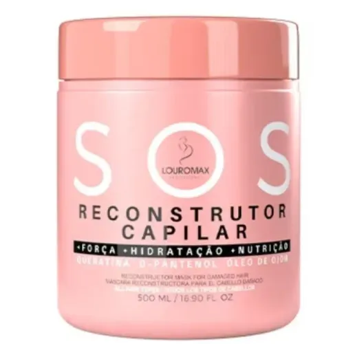 SOS Reconstrutor Capilar Louromax - Força, Hidratação e Nutrição!
