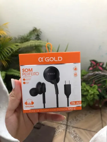 Fone De Ouvido Tipo C Com Microfone Akg Novo (3 meses de Garantia)