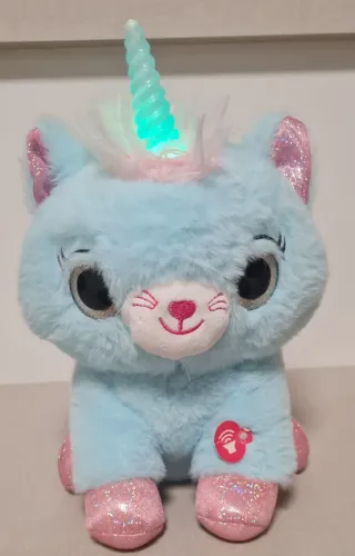 Unicórnio de Pelúcia com Led e Som