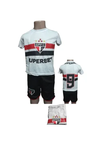 Conjunto infantil São Paulo branca