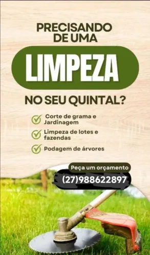 Limpezas de terrenos chácaras e prédios