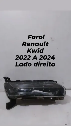 Farol Renault Kwid 2022 a 2024 Lado Direito