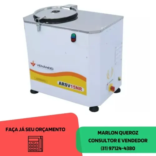 Amassadeira 15KG Rápida Venâncio 220v Nova