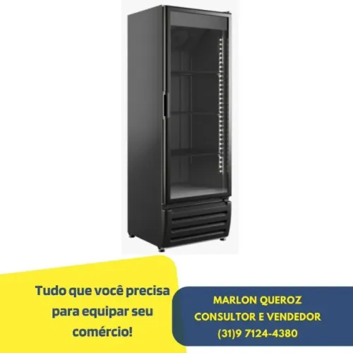 Cervejeira Porta de Vidro com iluminção Braslar