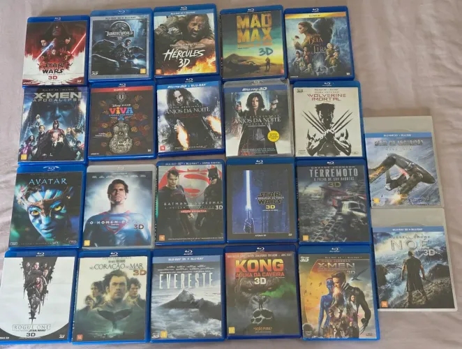 Coleção Blu-Ray 3D - Filmes de Ação e Aventura