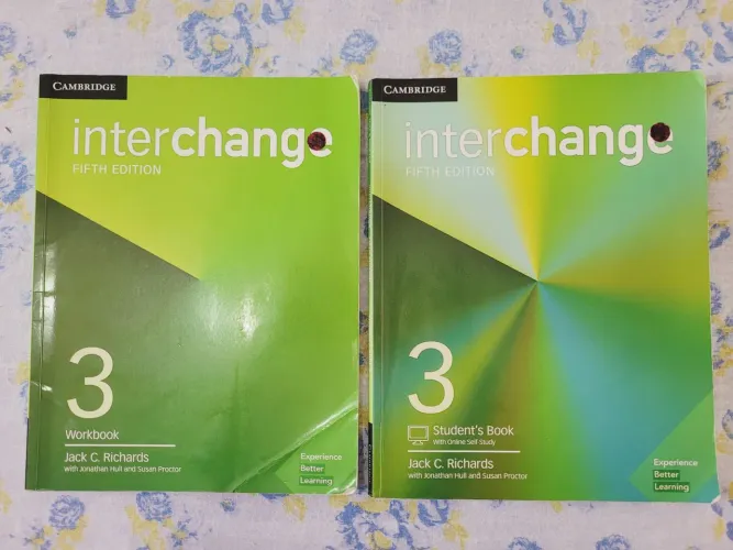 Livro Interchange studen book e workbook 3 inglês 