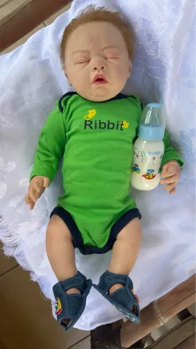 Boneca Reborn Realista - Corpo Inteiro em Vinil 