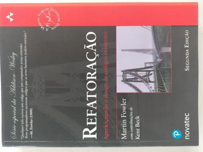 Livro Refatoração, Martin Fowler, Novatec