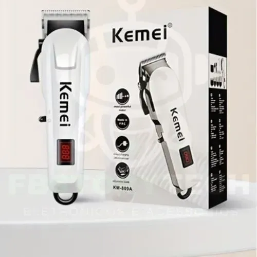Máquinas de Cortar Cabelo e Barbeador profissionais Kemei KM-809A