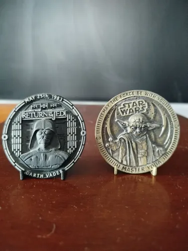 Moedas comemorativas Star Wars