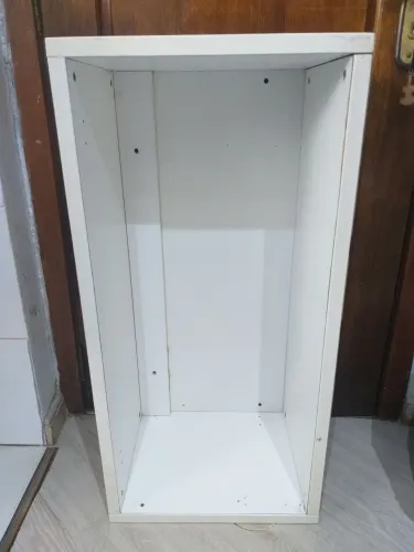 Armário branco para organização