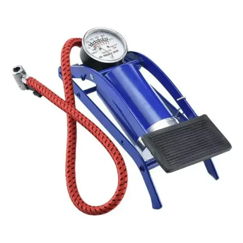 Bomba De Ar Com Pedal Tanque Alta Pressão Para Encher Pneus Bike Carro Bicicleta Bola Colc