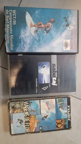 COMBO SURF VHS CLASSICO - WCT95,SABOTAJ E VIAGENS FLUIR